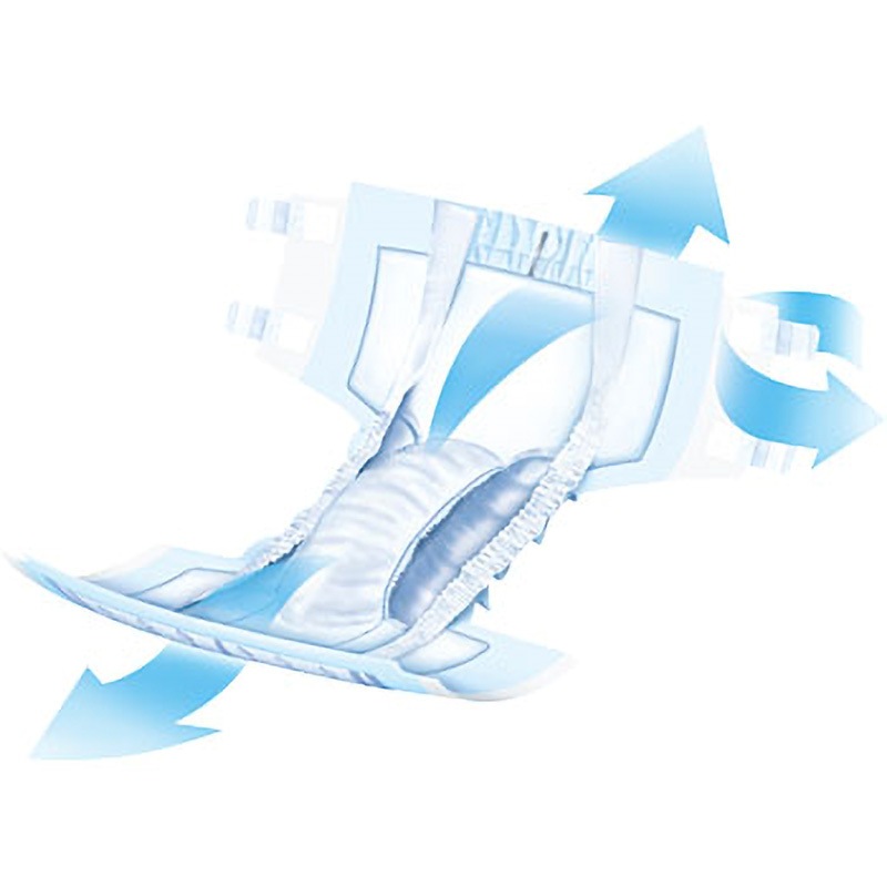 サルバ 安心Wフィット長時間 テープ止めタイプ 白十字 吸収量600mL