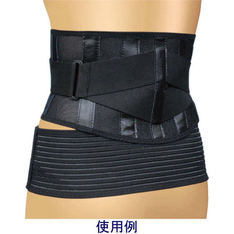 山田式 腰らくらくコルセット 骨盤ベルト付 ミノウラ Mウエスト65