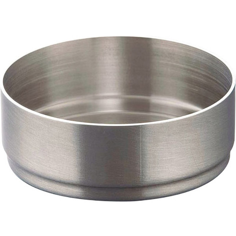 フラット ステンレススタッキング丸灰皿 1個 TKG 【通販モノタロウ】