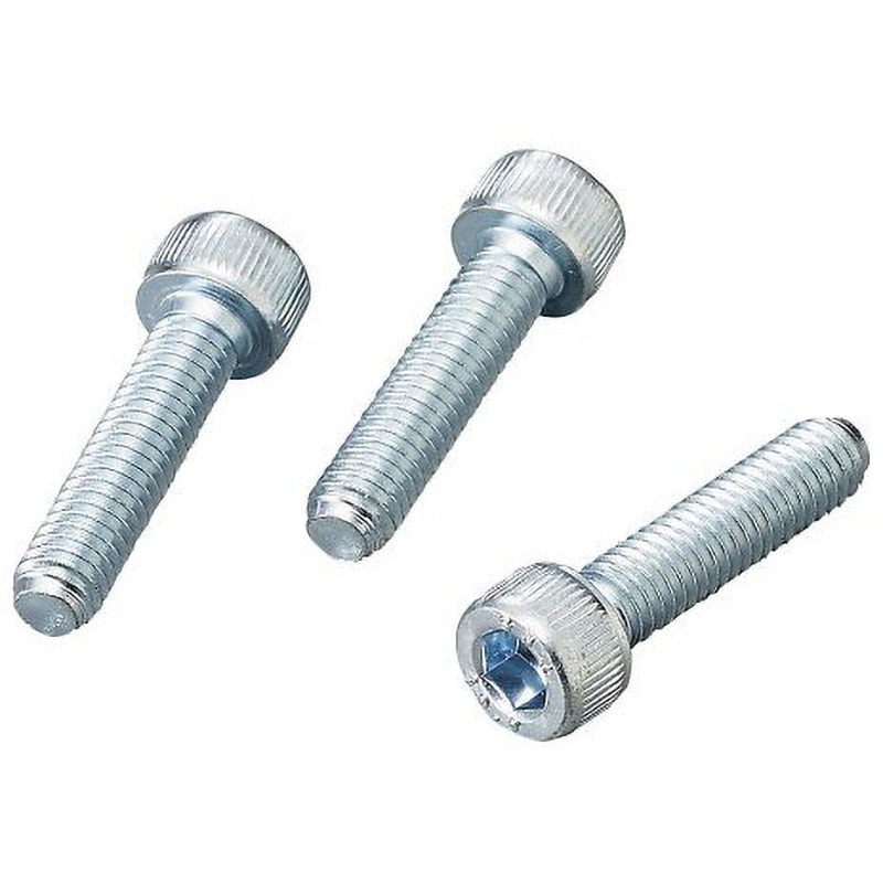 M3×15 六角穴付きボルト 鉄 三価ホワイト 1袋(100本) サンコー