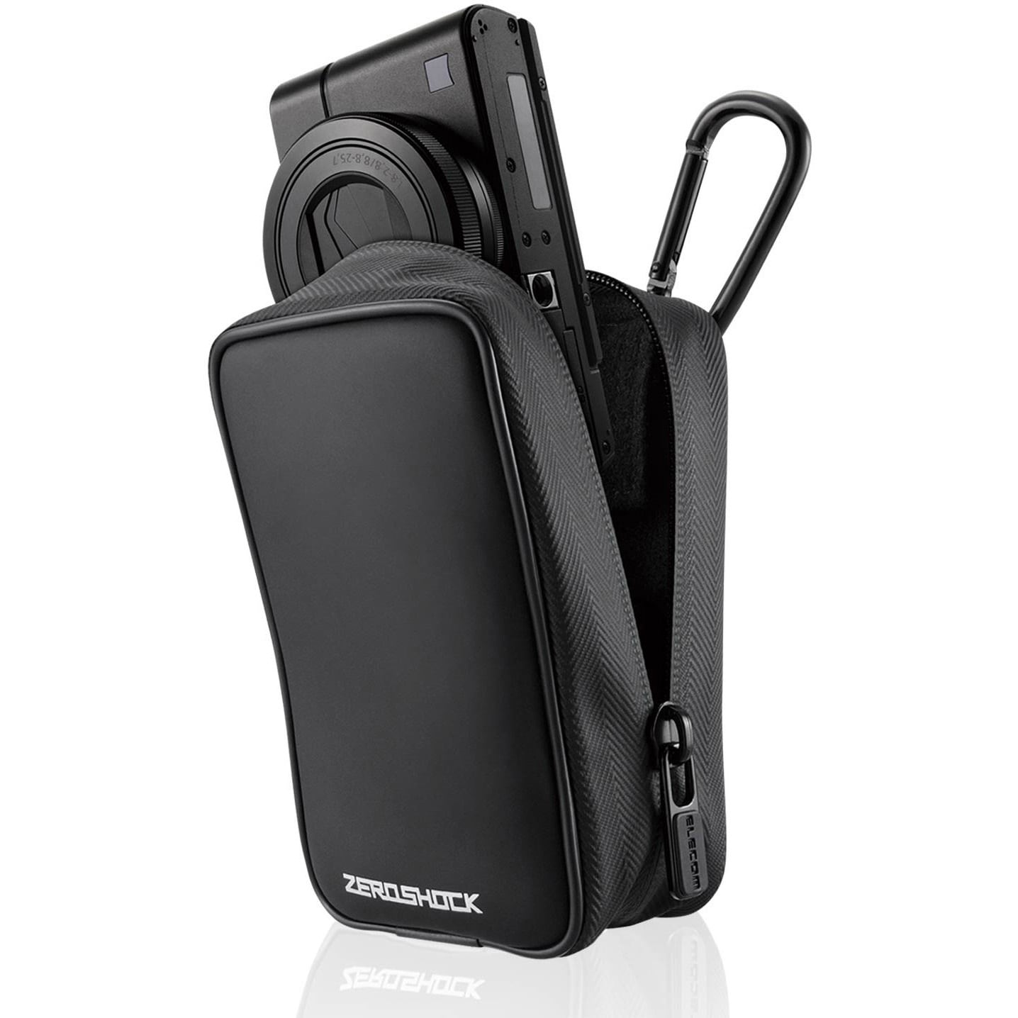ZSB-DG014BK ZEROSHOCKカメラケース エレコム ブラック色 ZSB-DG014BK