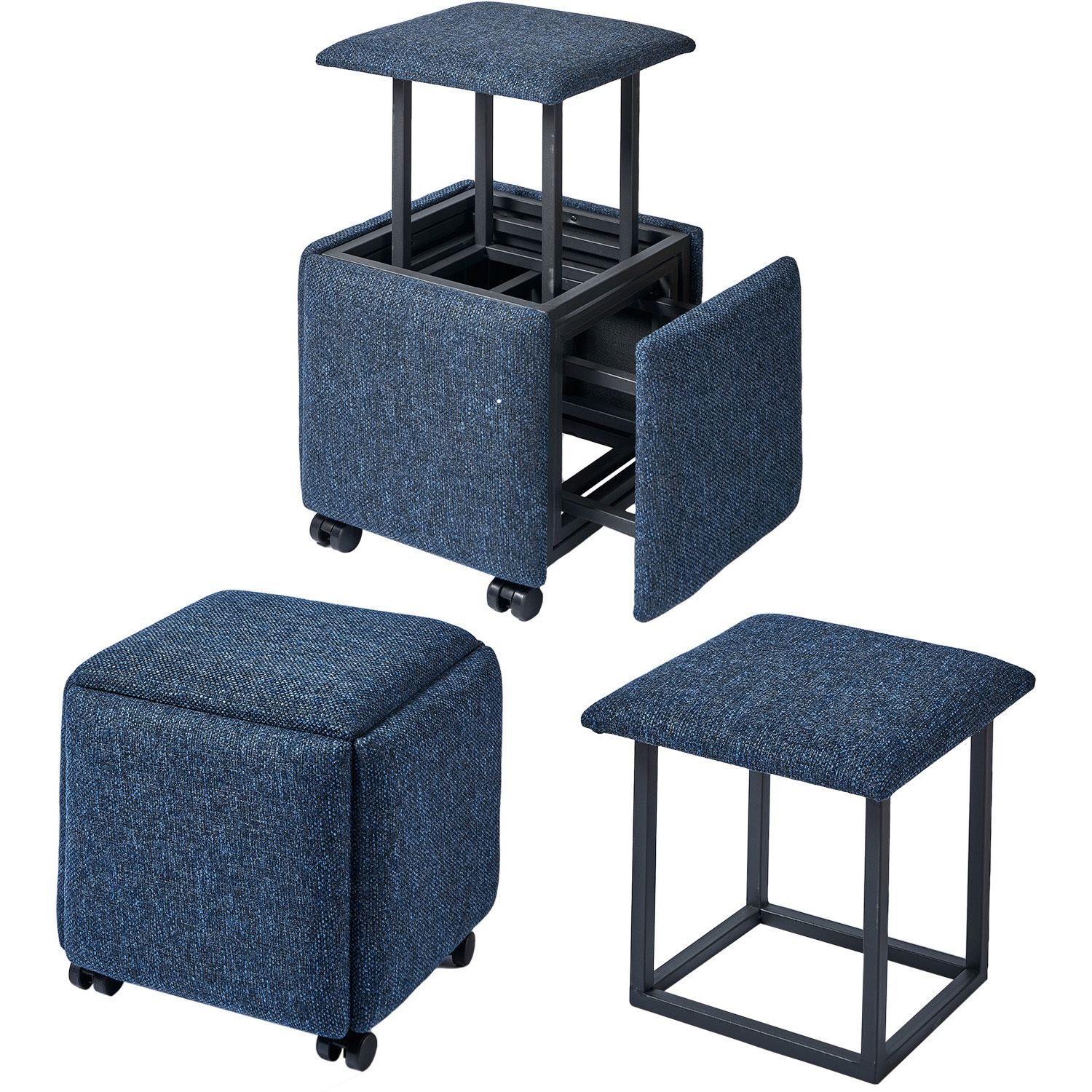 SF1000NV コンビネーションスツール 5in1 スマイル[家具] ファブリック