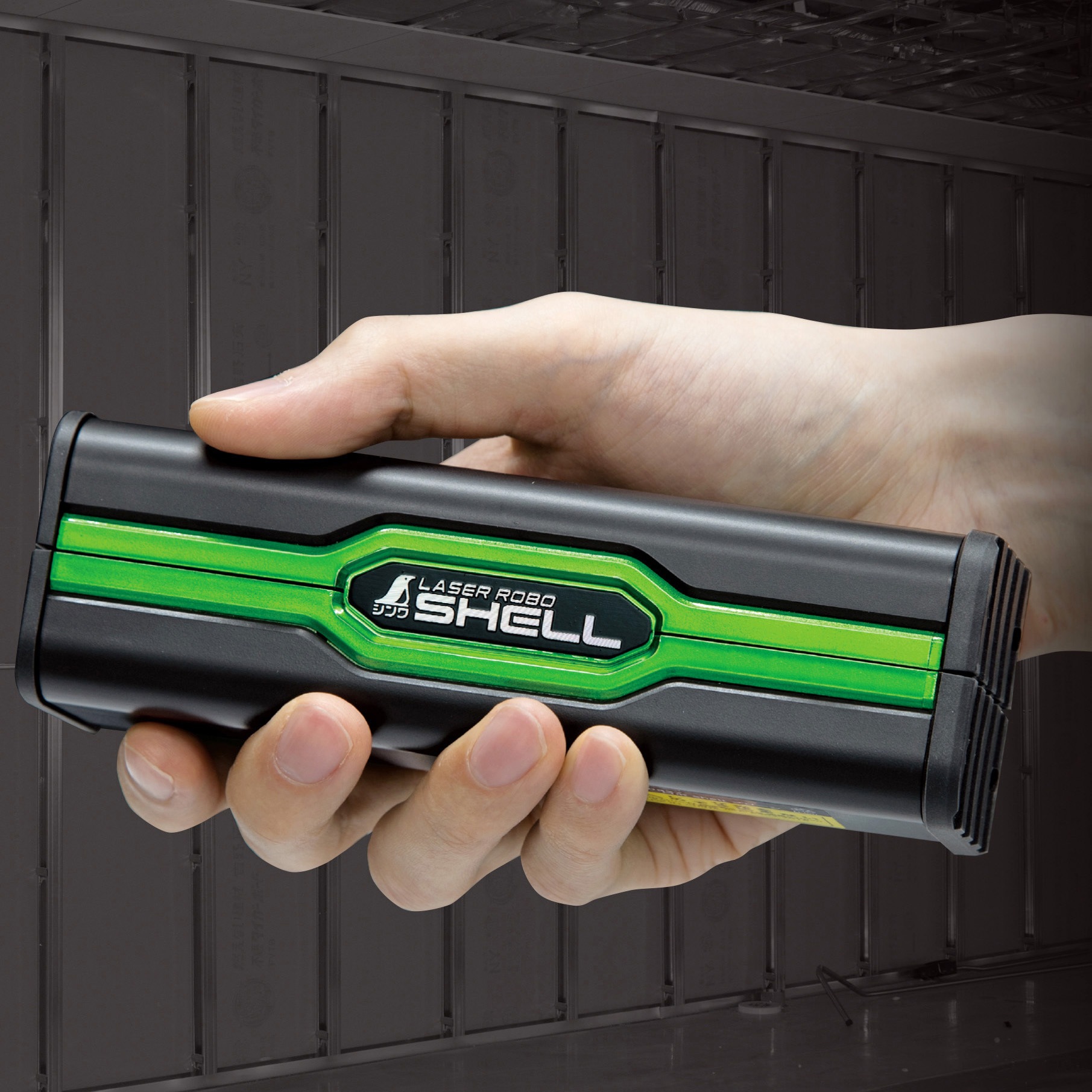 70827 レーザーロボ SHELL シンワ測定 縦・横 グリーン - 【通販