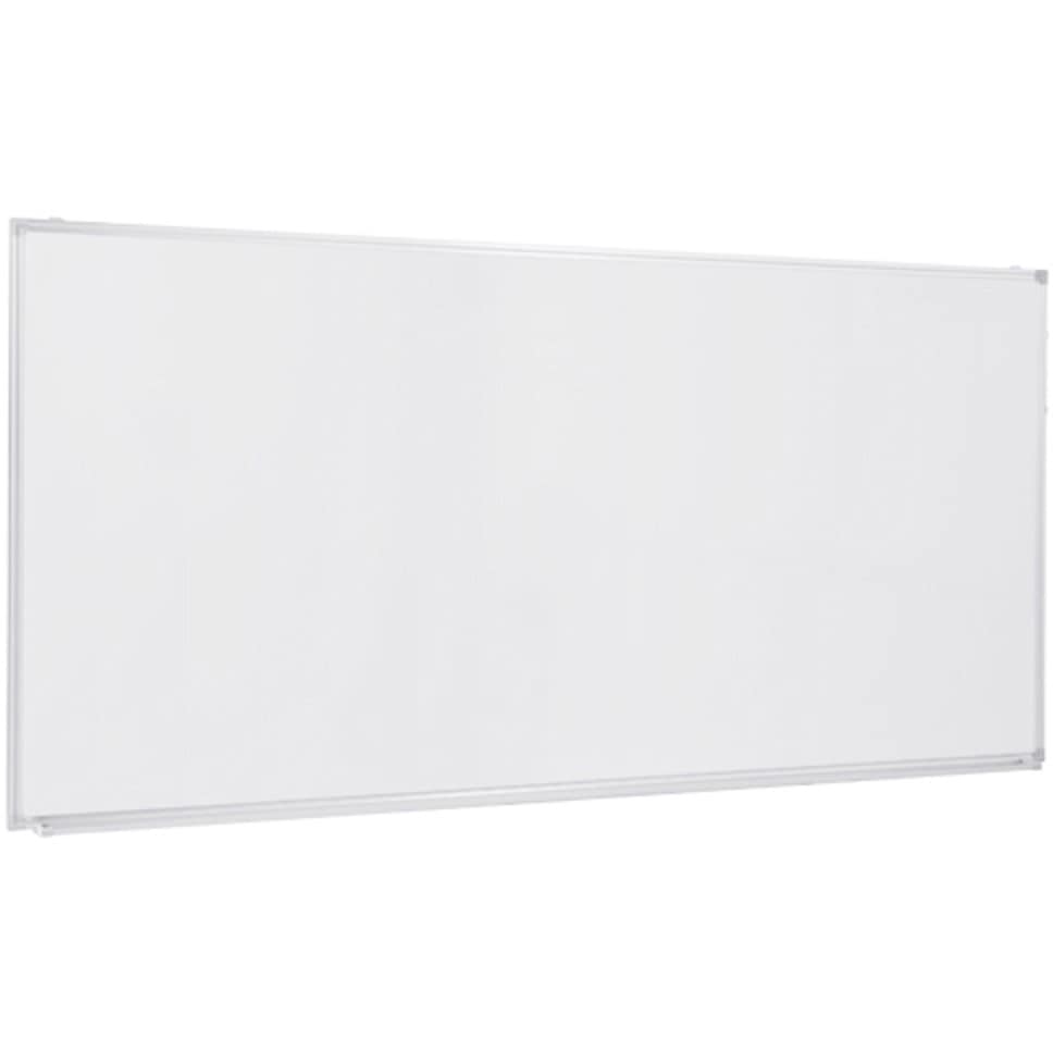 WK-1890 壁掛けホワイトボード(無地) カグクロ スチール 幅1800mm高さ