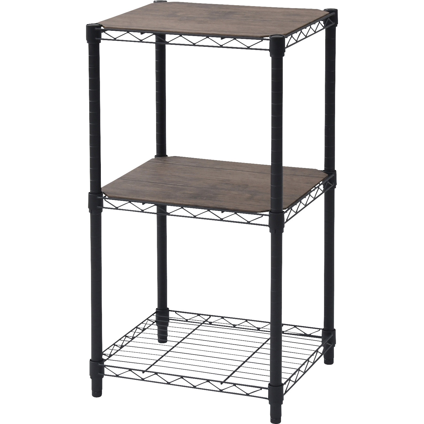 ICM83453J(BK)WB スチールラック YAMAZEN(山善) 3段 ブラック色 高さ