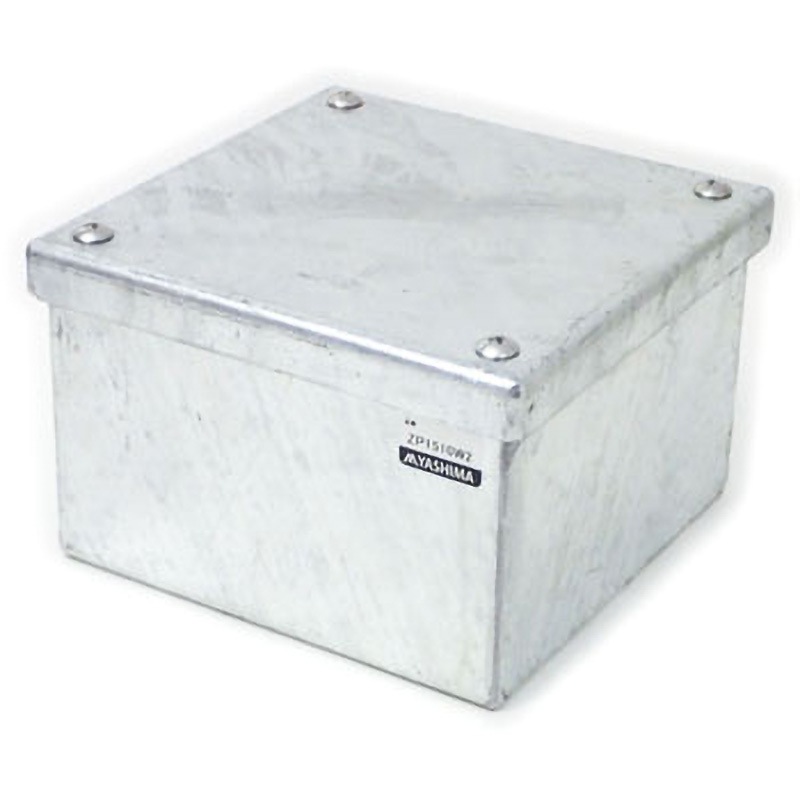 ZP1510W2 プルボックス 民間仕様溶融亜鉛めっき仕上げ・被せふた 1個