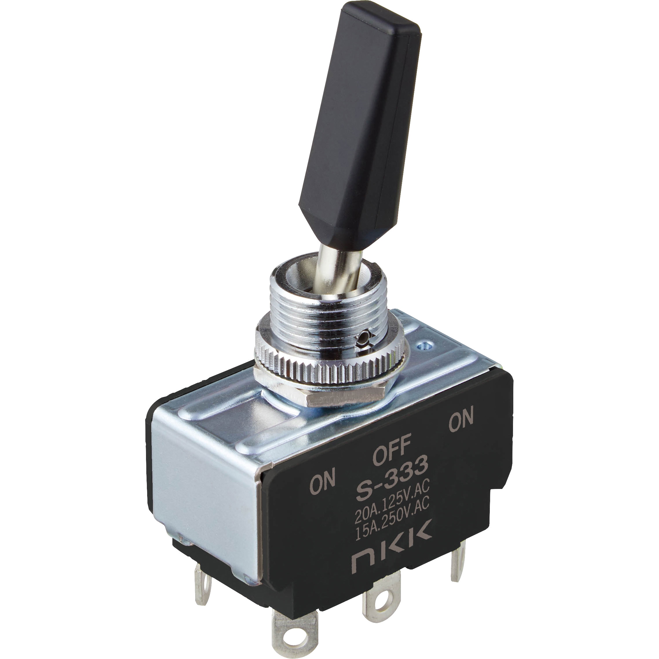 S-333R-J プラスチックモールドレバー形小型トグルスイッチSシリーズ