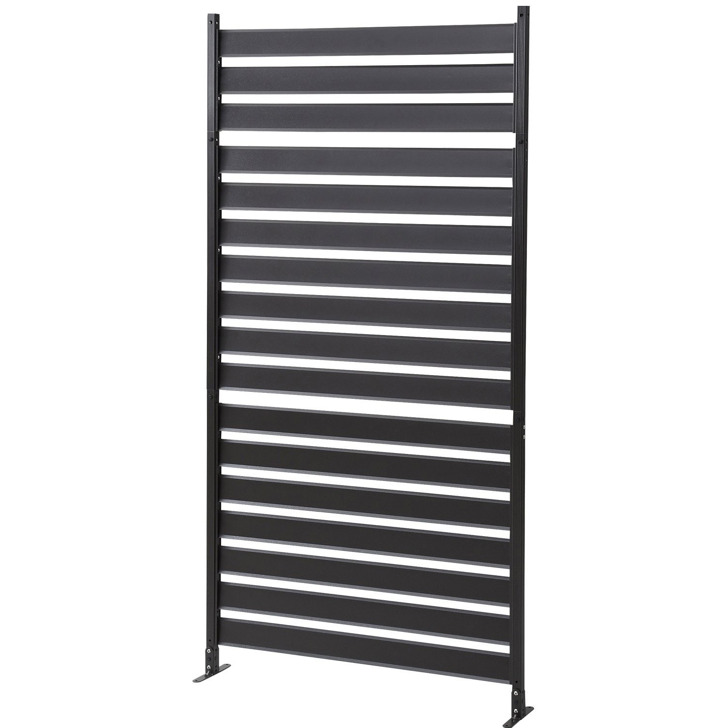 KABF-90180(DBR) フェンス 幅90/120cm 高さ79/149/180cm アルミ製