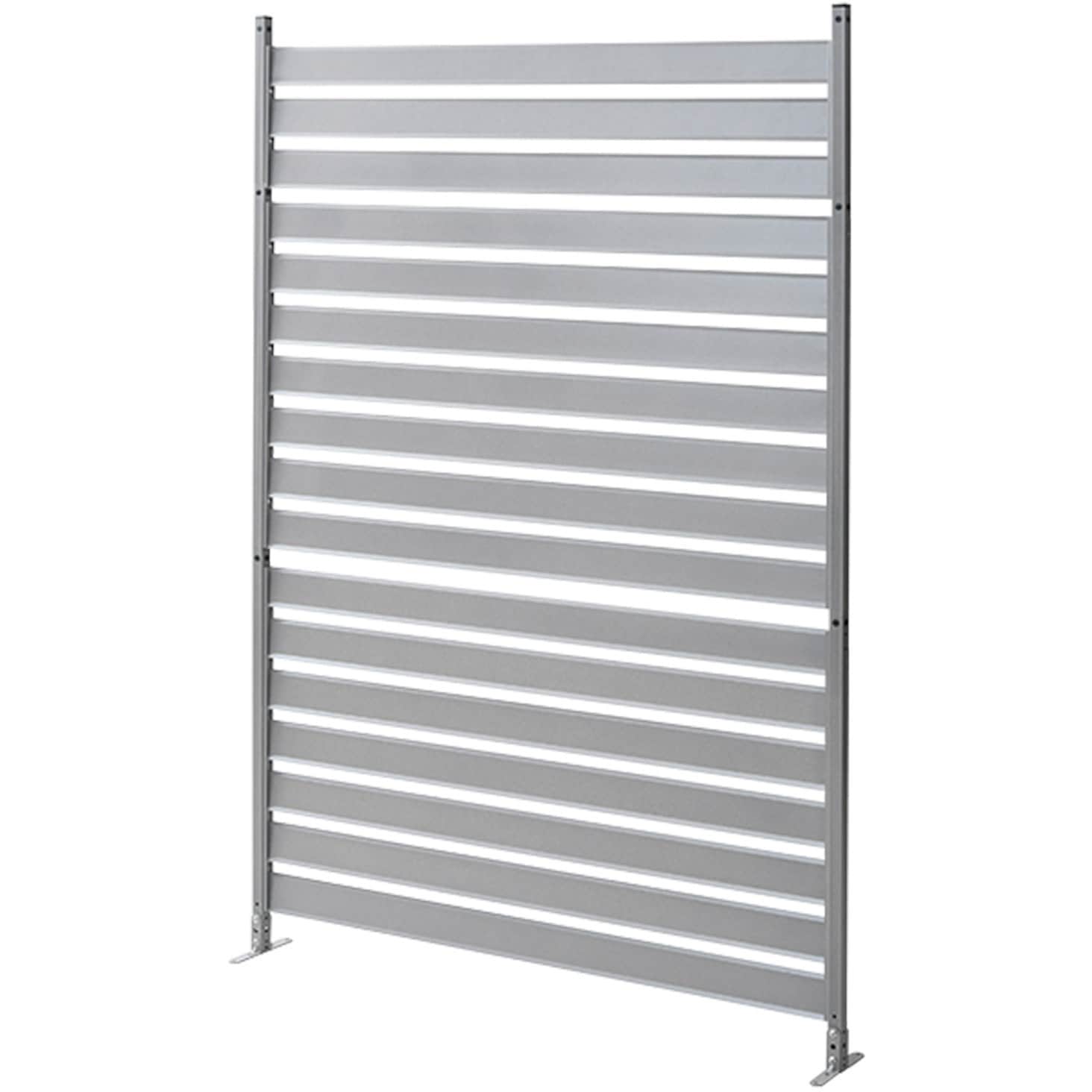 KABF-1218(GY) フェンス 幅90/120cm 高さ79/149/180cm アルミ製