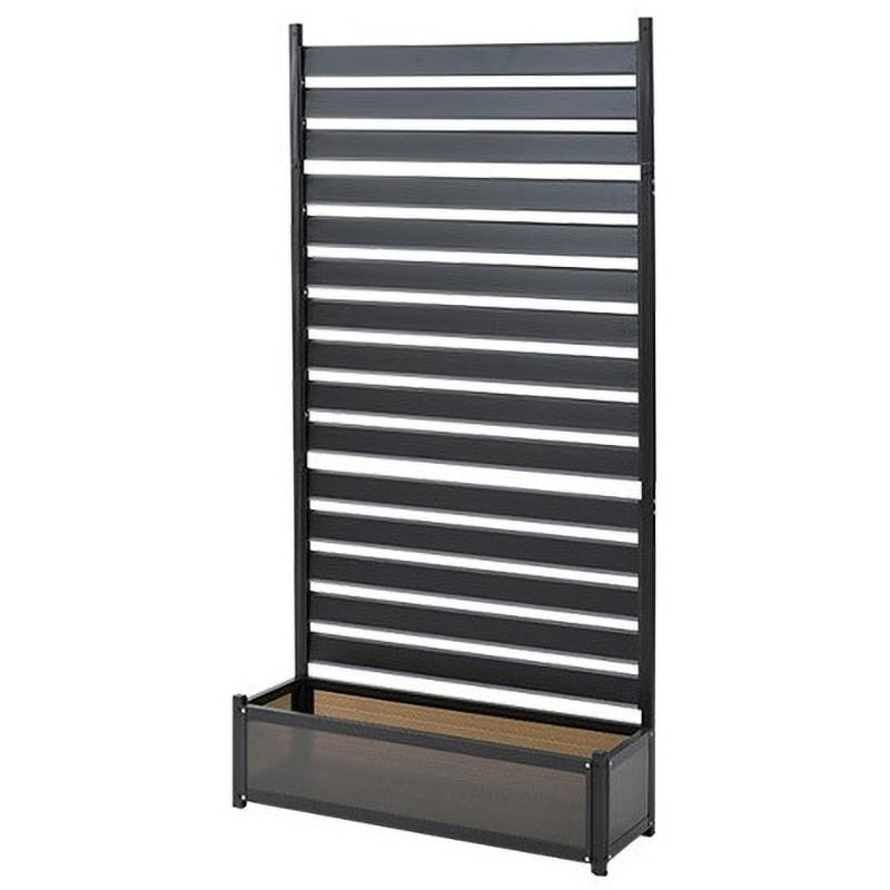 KAPF-90180(DBR) アルミ プランターフェンス 幅90/120cm 高さ149/180cm