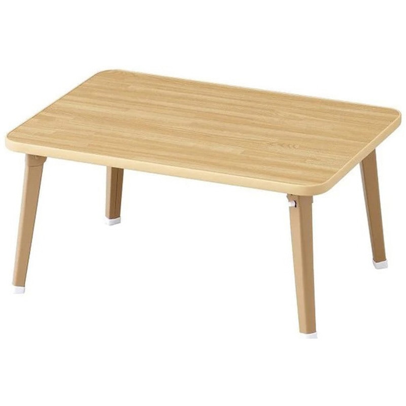 N-7837 木目調テーブル パール金属 高さ295mm幅600mm奥行450mm N-7837