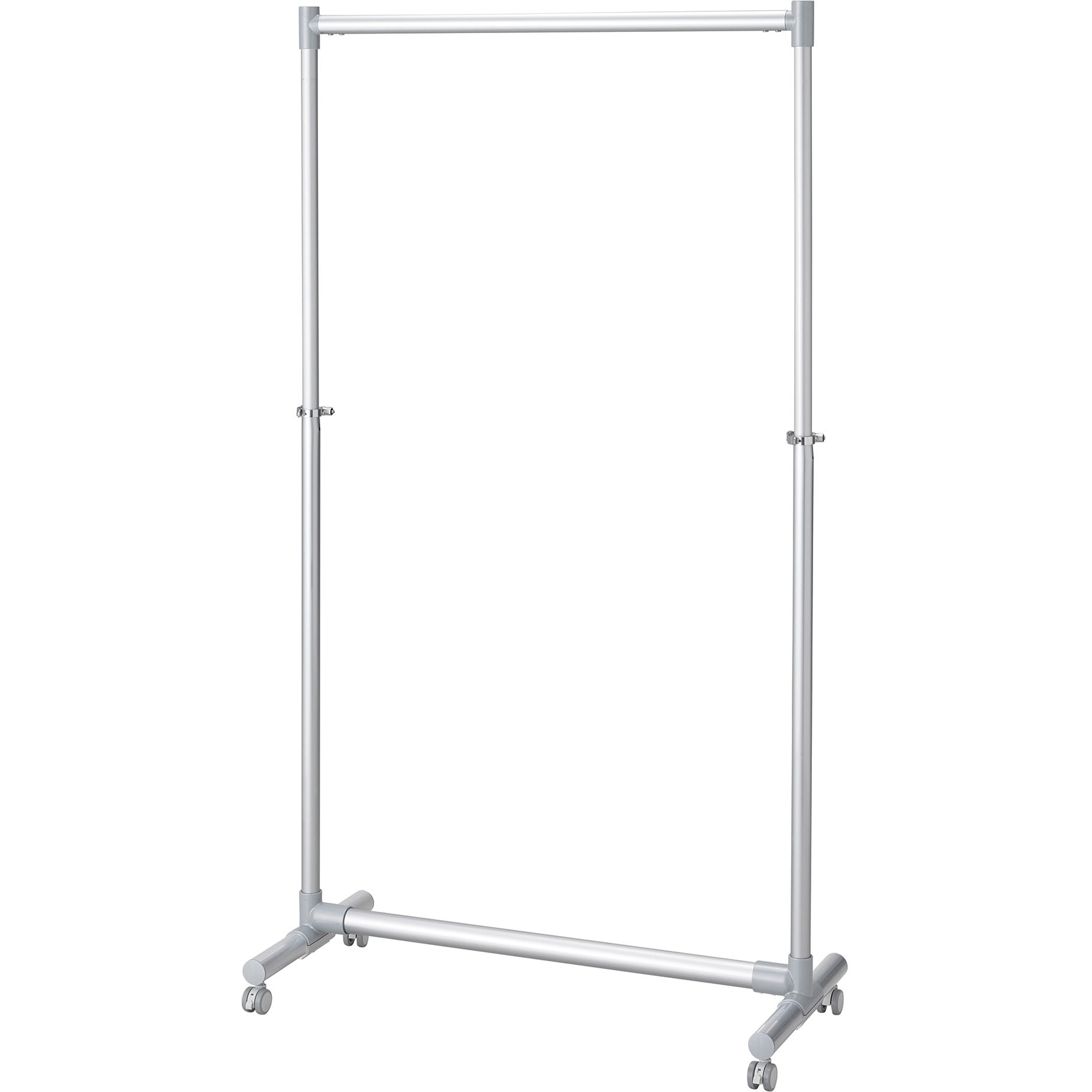 N-7592 軽くて丈夫なアルミ製ハンガーラック パール金属 シルバー色 N