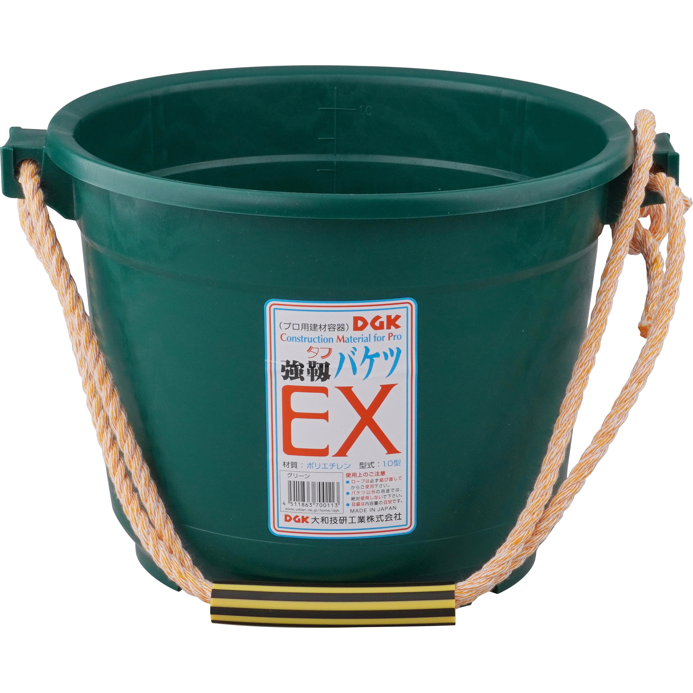 10型 G 強靱タフバケツEX 大和技研工業(DGK) 容量10L - 【通販モノタロウ】