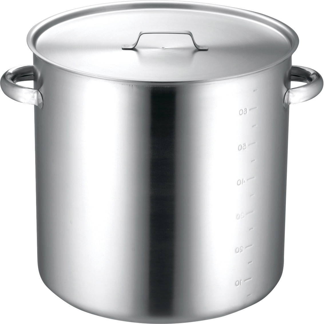 28cm KO 19-0電磁対応IH 寸胴鍋(蓋付) 仔犬印(本間製作所) 容量15L