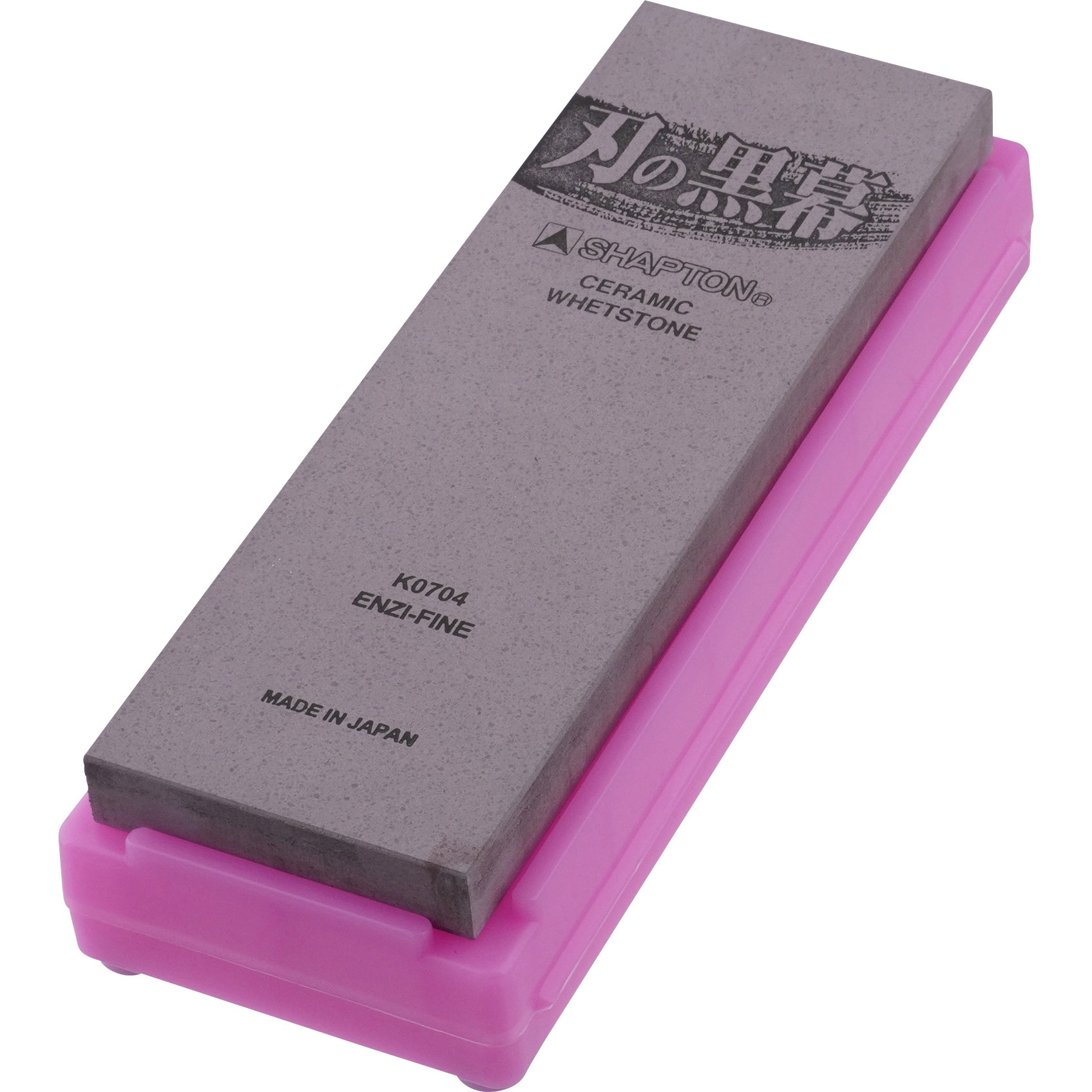 K0704 刃の黒幕(台付砥石) シャプトン 粒度5000 エンジ色 寸法210×70