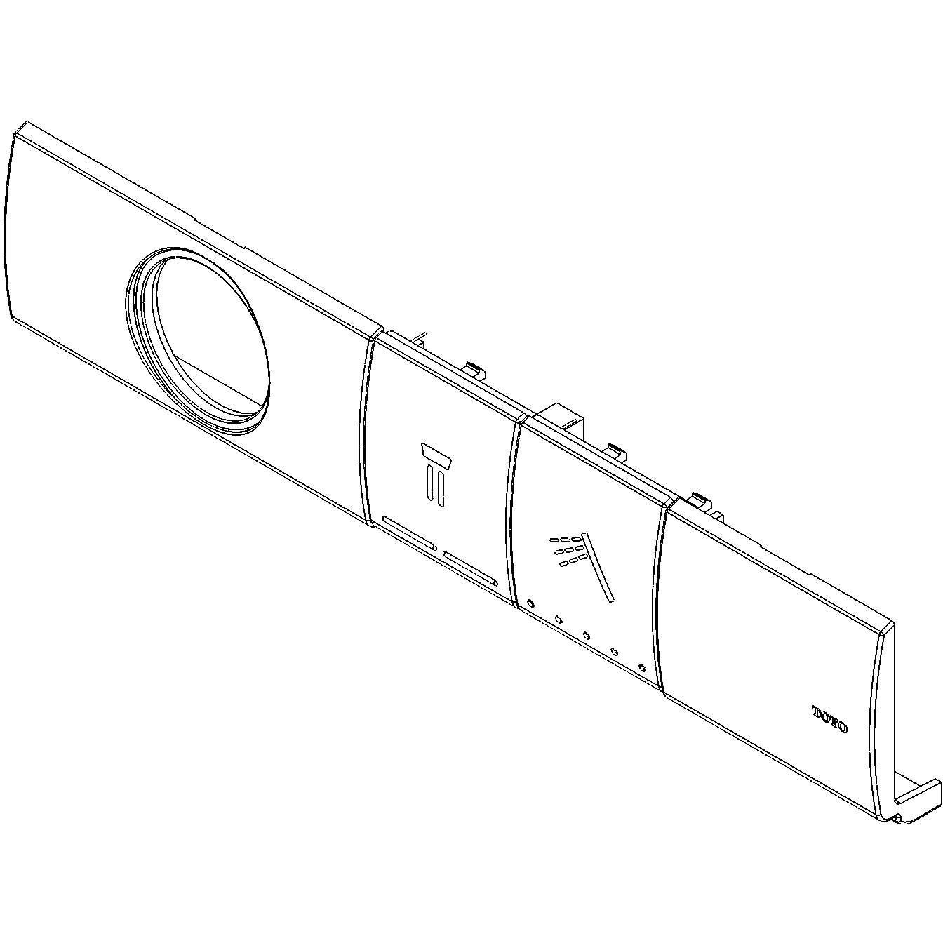 TH97508RR ボタンユニットL 1個 TOTO 【通販モノタロウ】