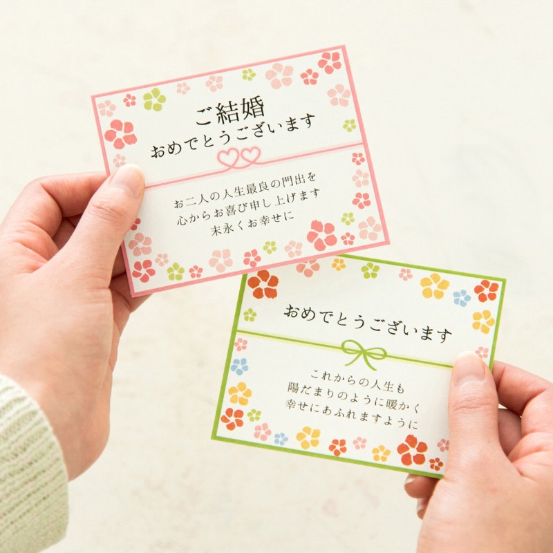 FLM-C6 フラワーメッセージカード HEADS(ヘッズ) 幅105mm高さ85mm 1