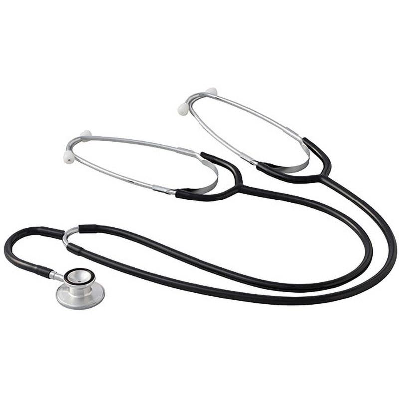 0164B021 教育用聴診器 ケンツメディコ ブラック色 全長860mm 1個