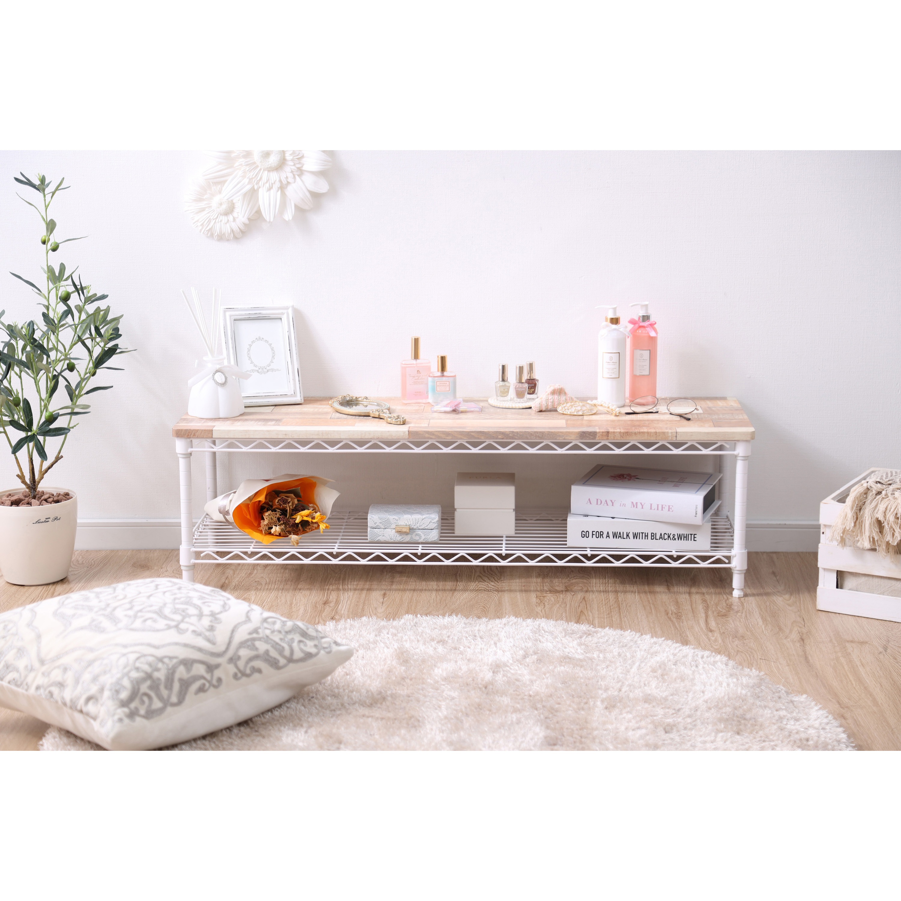 CML-10302 カラーメタルラック ローボード 1台 アイリスオーヤマ