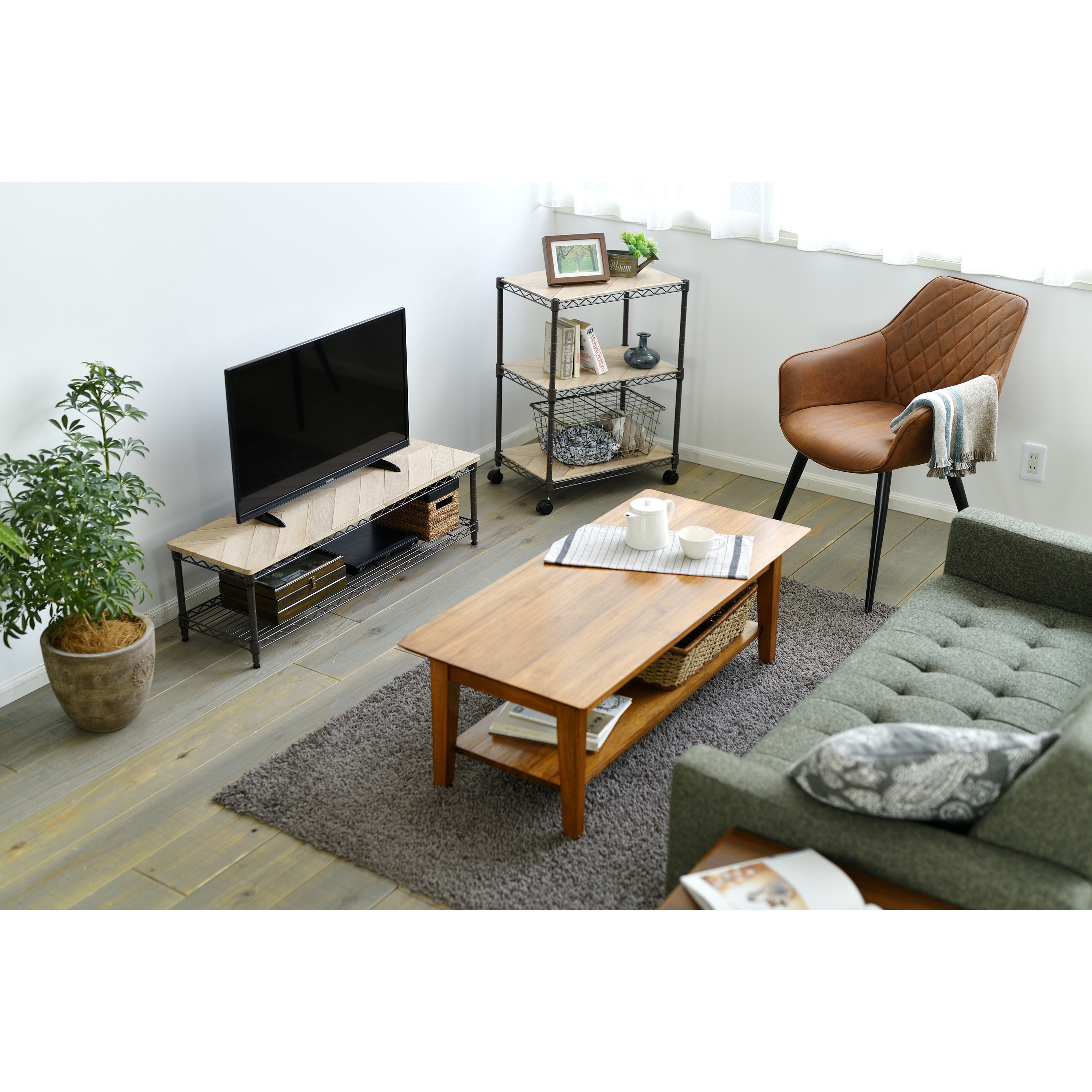 CML-10302 カラーメタルラック ローボード 1台 アイリスオーヤマ