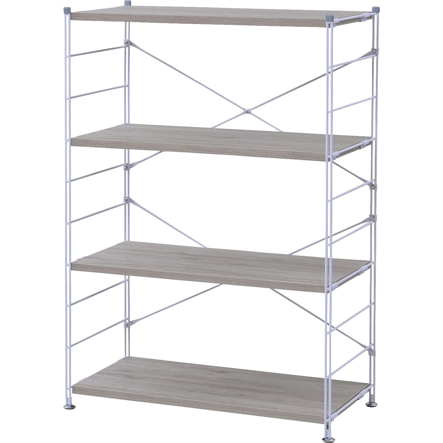 MWS-12844R(AIV/SWH) ラック 木製棚板 YAMAZEN(山善) アンティーク