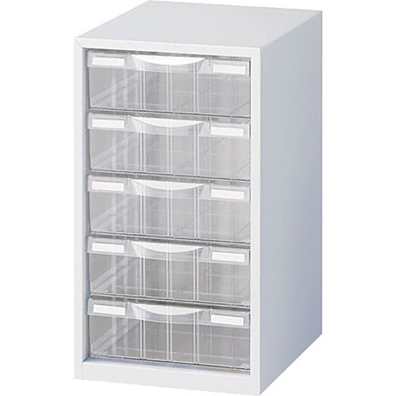 LW-P105L A4判卓上型整理ケース プラスチック引出し 生興 5段 幅263mm