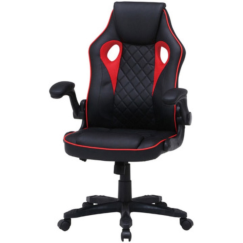 15506 ゲーミングチェア シグナル 不二貿易 レッド色 高さ1030～1110mm