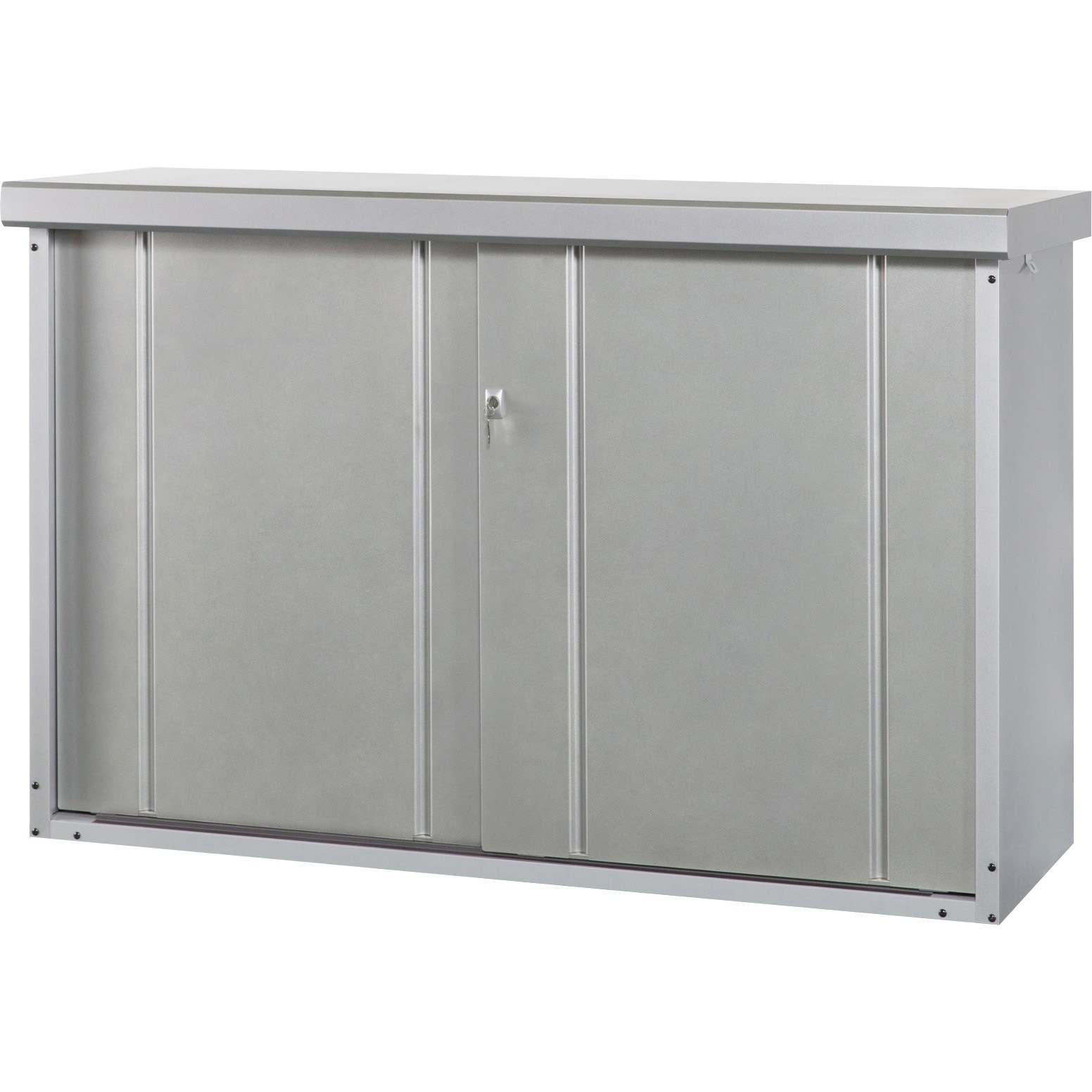 TJS-0150-S ワイドシリーズ 物置 タカヤマ 引き戸 シルバー色 間口