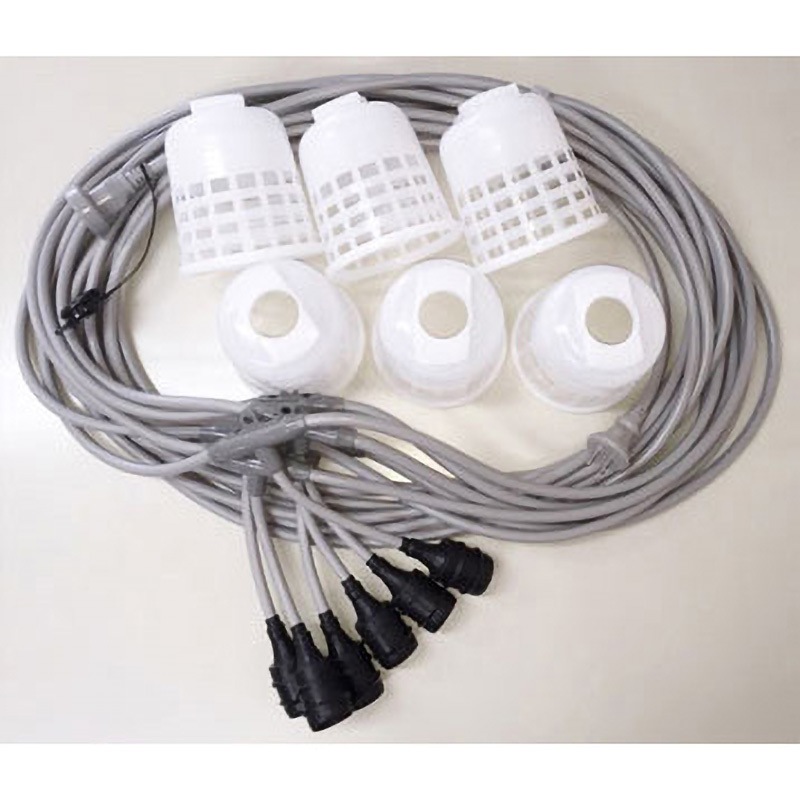 T1-50-18 分岐ケーブル スズラン灯 T1タイプ Showa 屋外用 全長50m T1