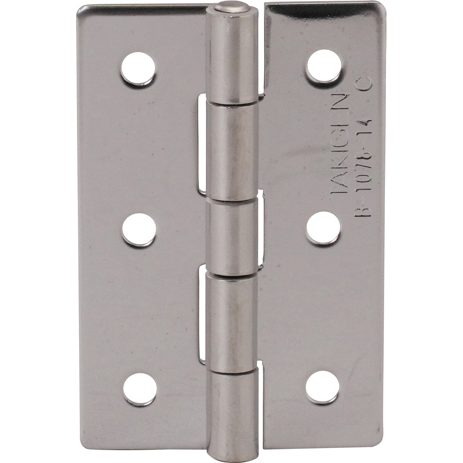 B-1078-14 ステンレス平型蝶番 穴あき 1個 TAKIGEN(タキゲン) 【通販