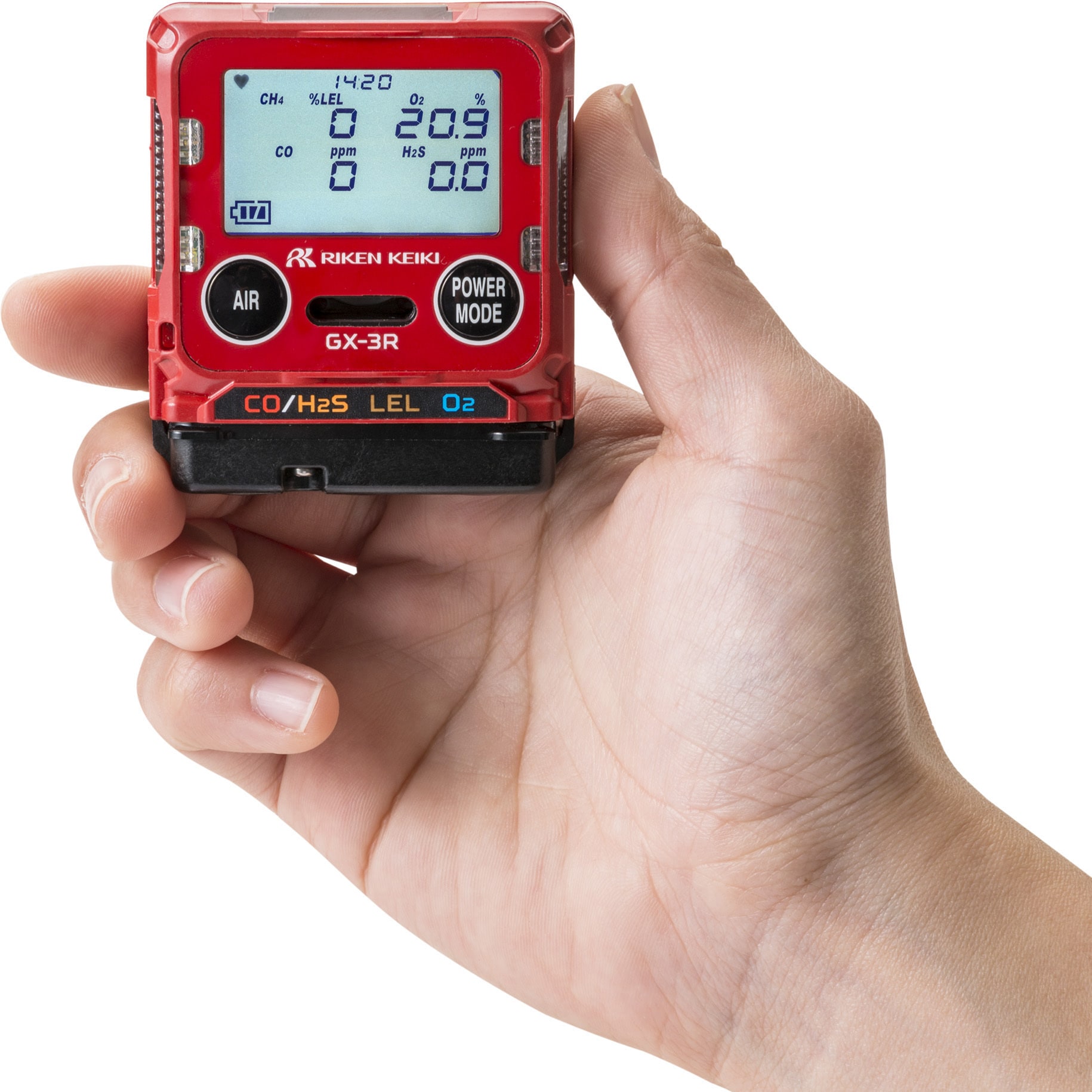 GX-3R タイプA(CH4仕様) 個人装着型マルチガス検知器GX-3R 1台 理研