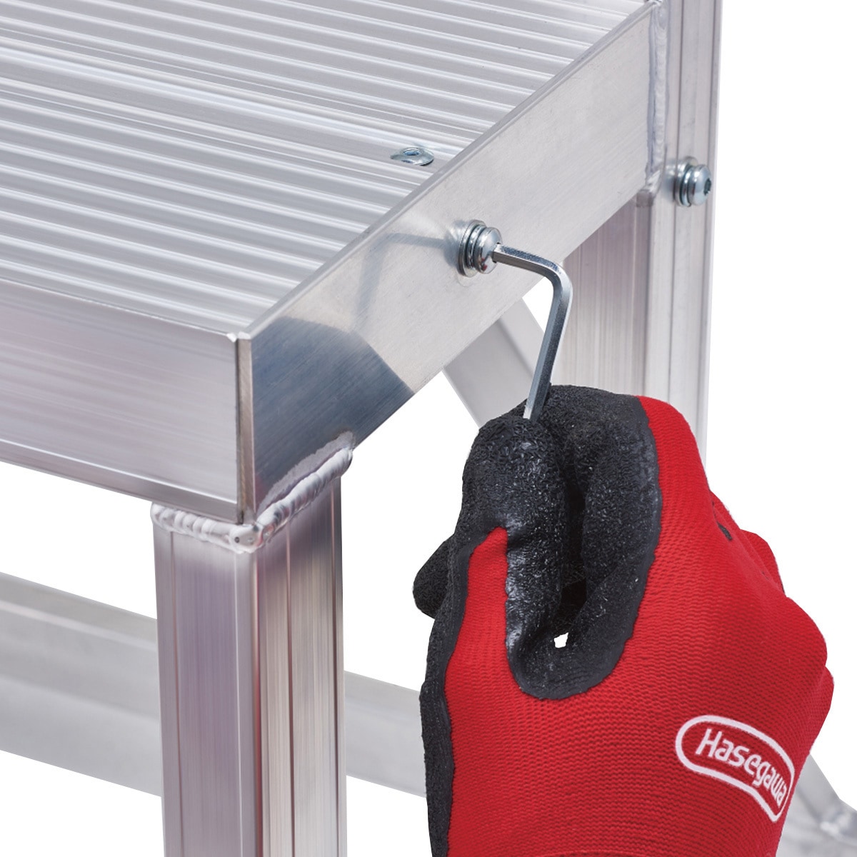 DB1-543 組立作業台 DB ライトステップ 長谷川工業 天板高さ0.3m天板幅