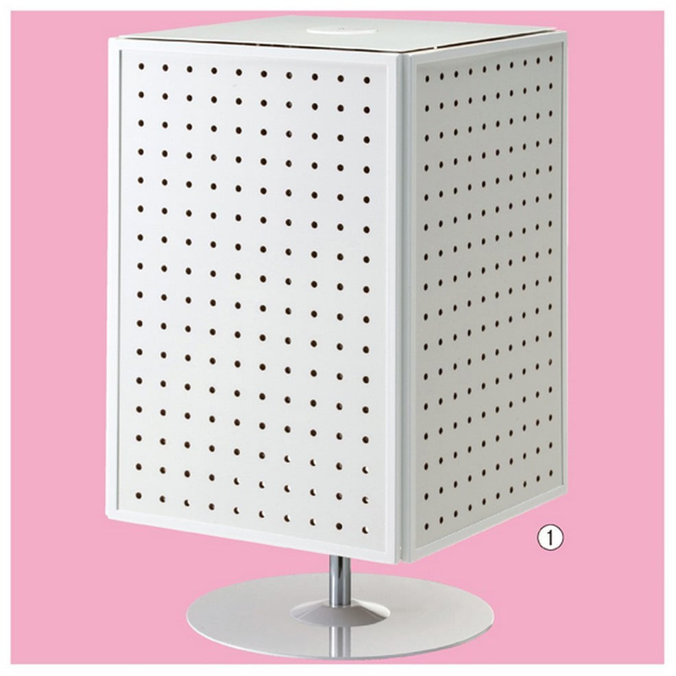 3336-656 卓上4面回転有孔パネル什器 1台 ストア・エキスプレス 【通販