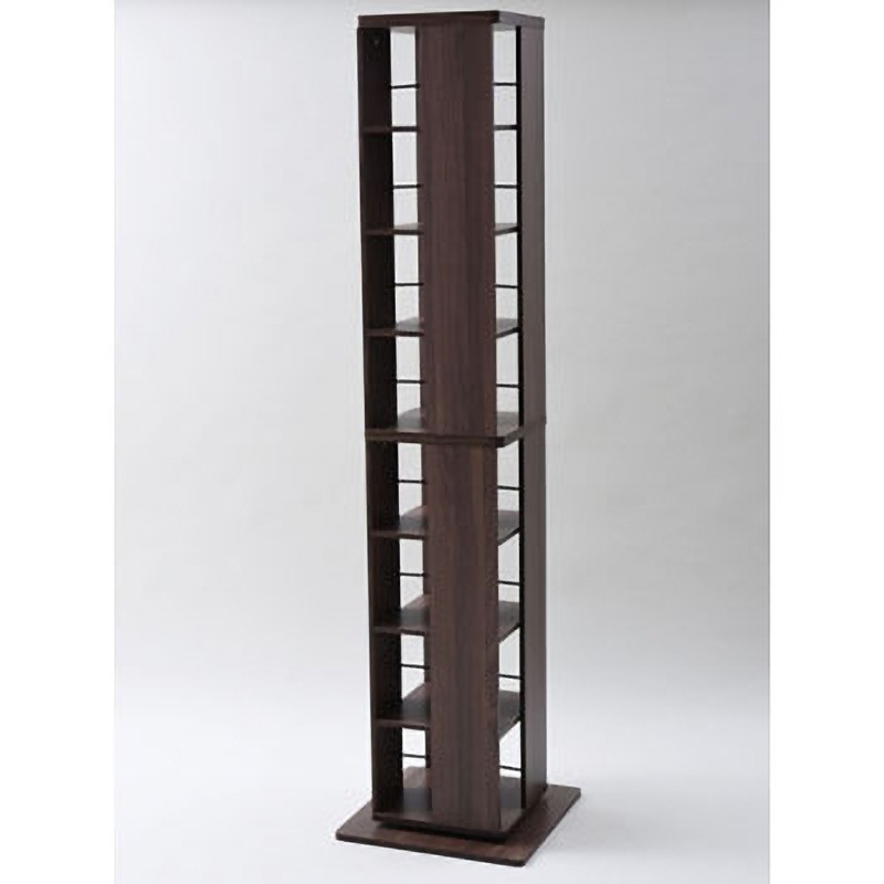 DSRR-8(WL) 本棚 回転コミックラック YAMAZEN(山善) 材質:木