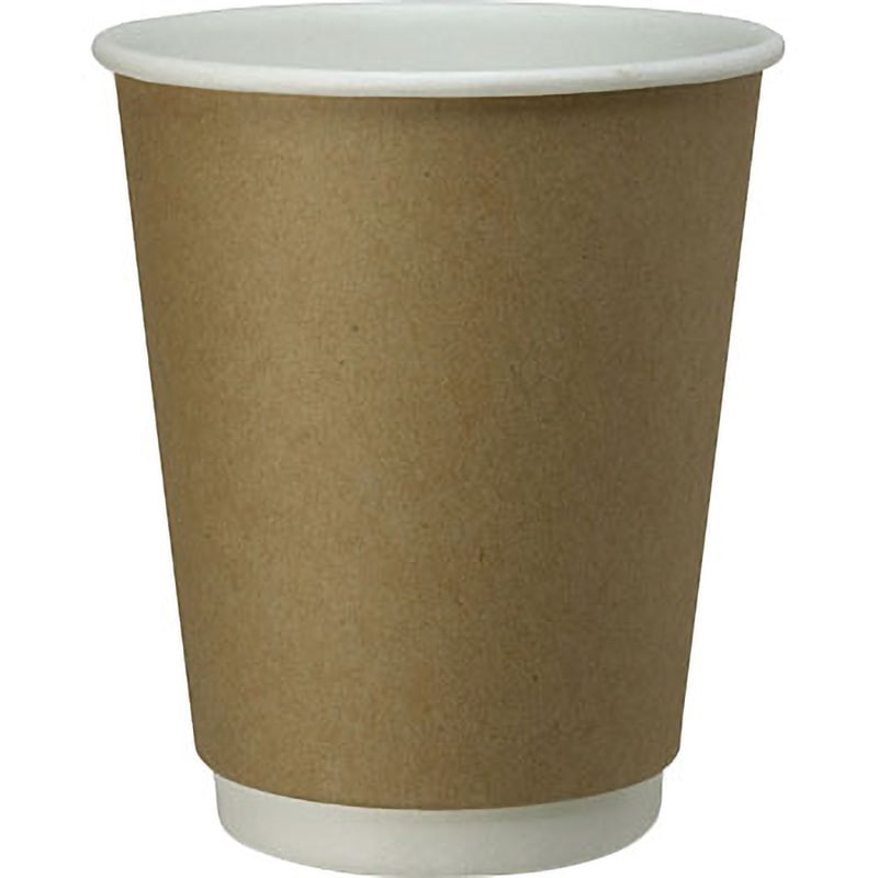 004537003 二重断熱カップ HEIKO クラフト色 容量8オンス 入数25 本体