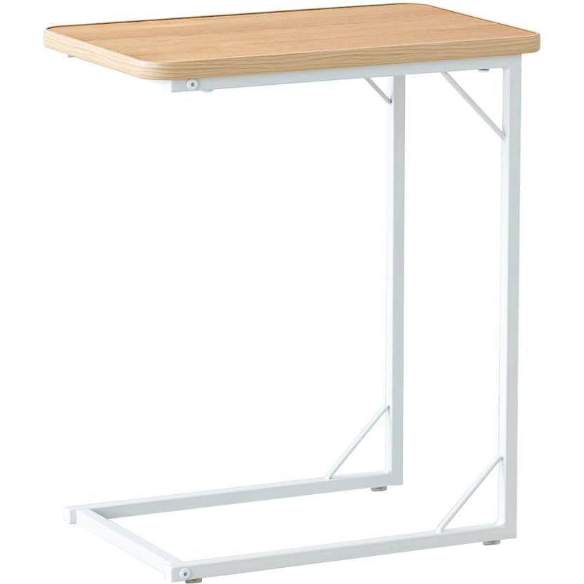 NK-332 スクエアサイドテーブル ラテ 永井興産 ナチュラル色 高さ530mm