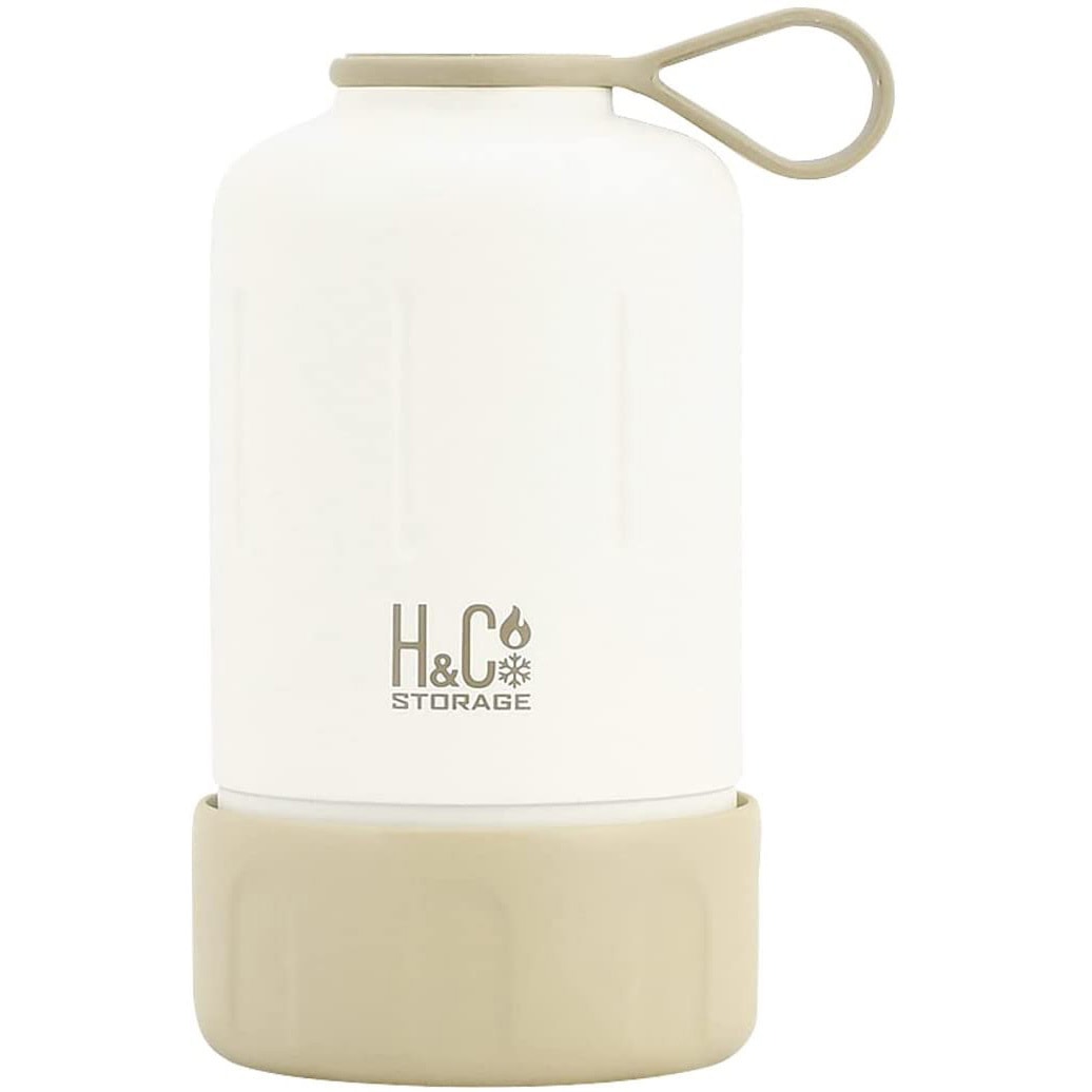 D-6684 H&Cストレージ ペットボトルカバー345・500mL兼用 パール金属