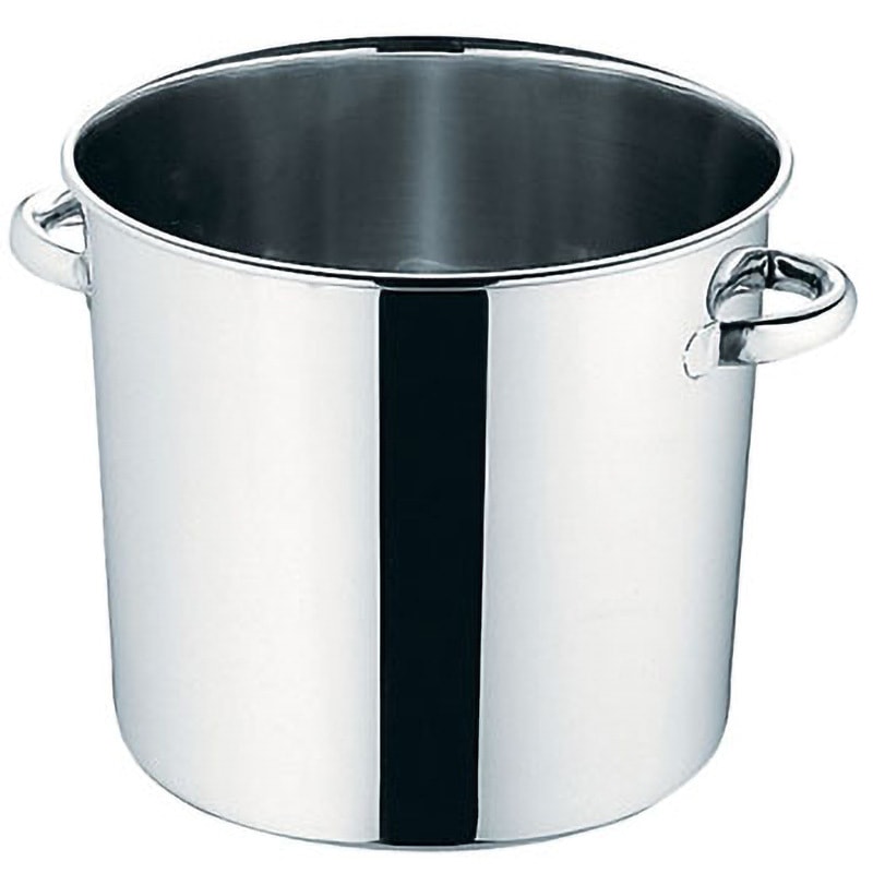 18-8テーパー付寸胴鍋(蓋無) TKG 容量25L 呼び寸法33cm - 【通販