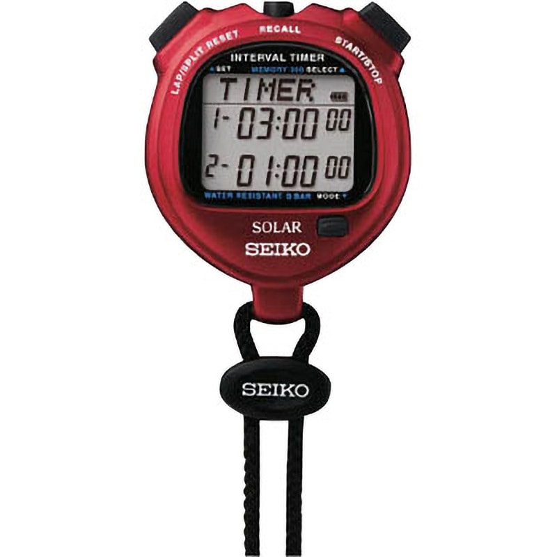 SVAJ103 ストップウォッチソーラー インターバル セイコー(SEIKO) 防水