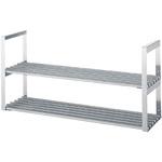 吊下棚(パイプ棚2段)(SUS430) シンコー 戸棚 【通販モノタロウ】