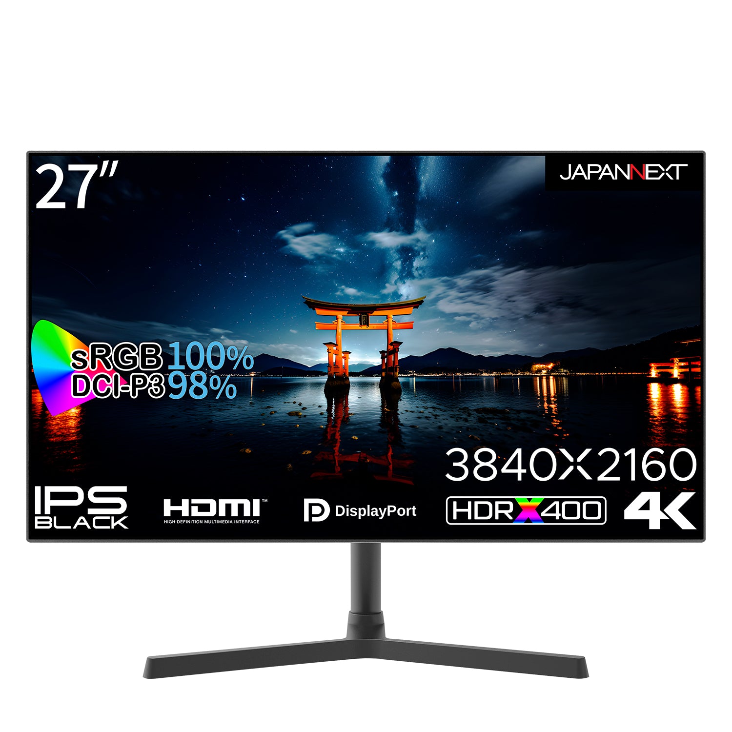 JAPANNEXT JN-IPS2705UHDR HDR 4K IPS モニター 【公式通販】