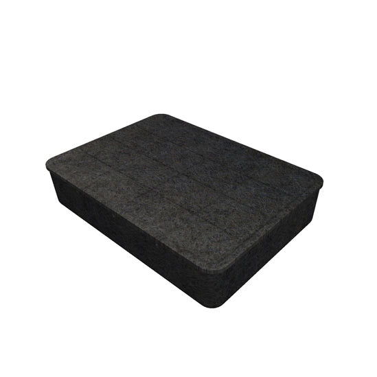 USMイノスボックス ローボックス500アントラサイト トレイ付き