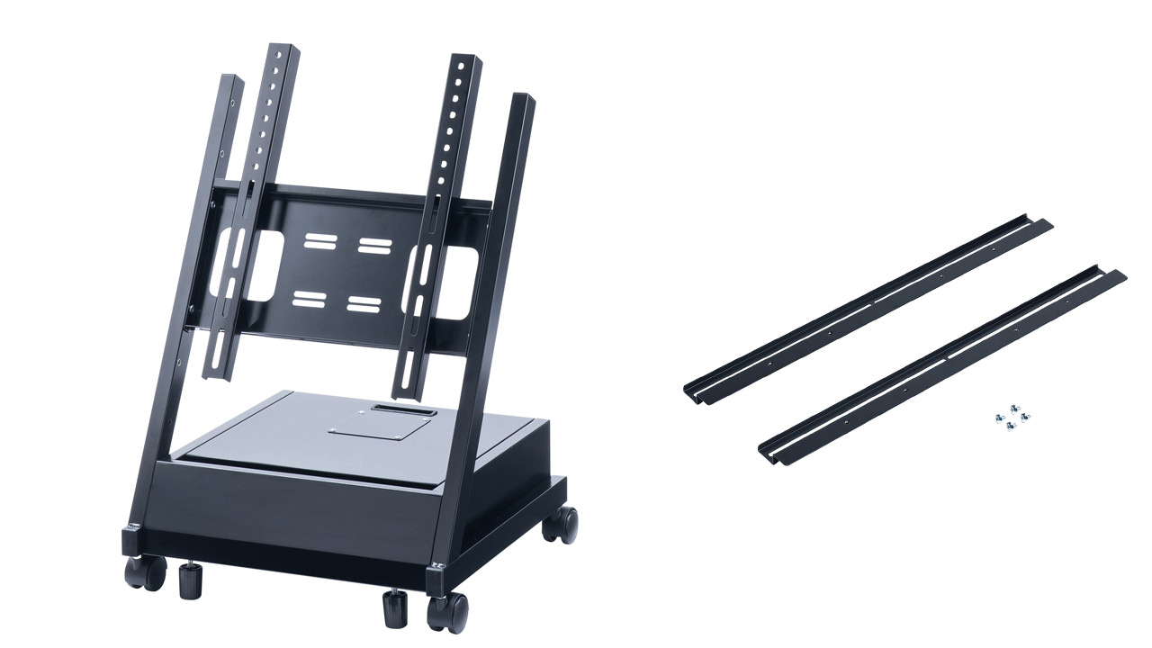 サンワサプライ、40～65型対応デジタルサイネージスタンドとVESA穴位置