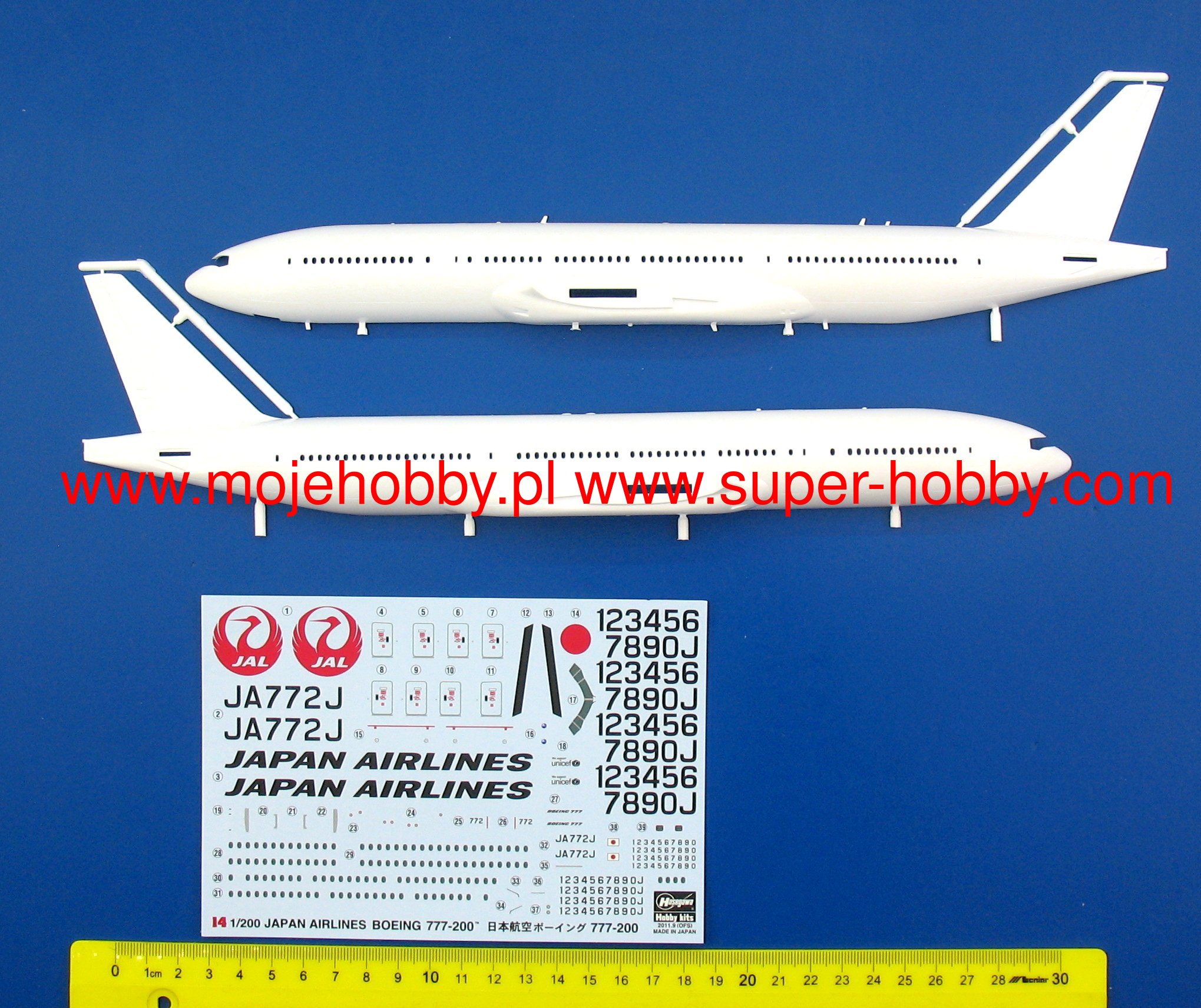 JAL B777-200 Hasegawa 10714