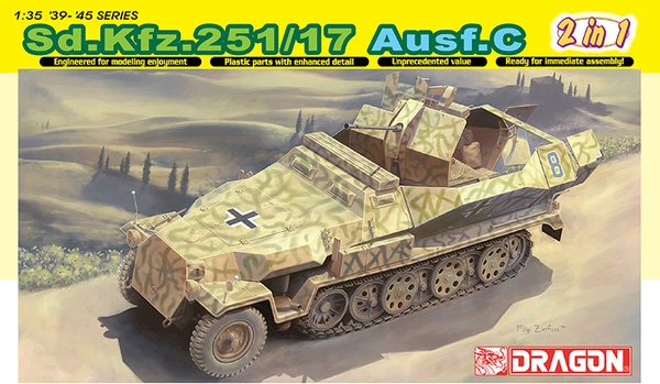 Sd.Kfz. 251/17 Ausf.C (2 in 1) Dragon 6592