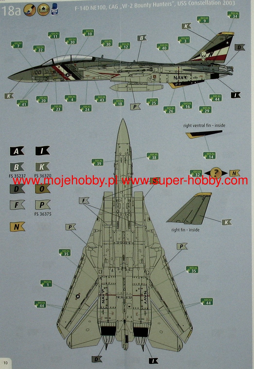 F-14D Super Tomcat Revell 03950