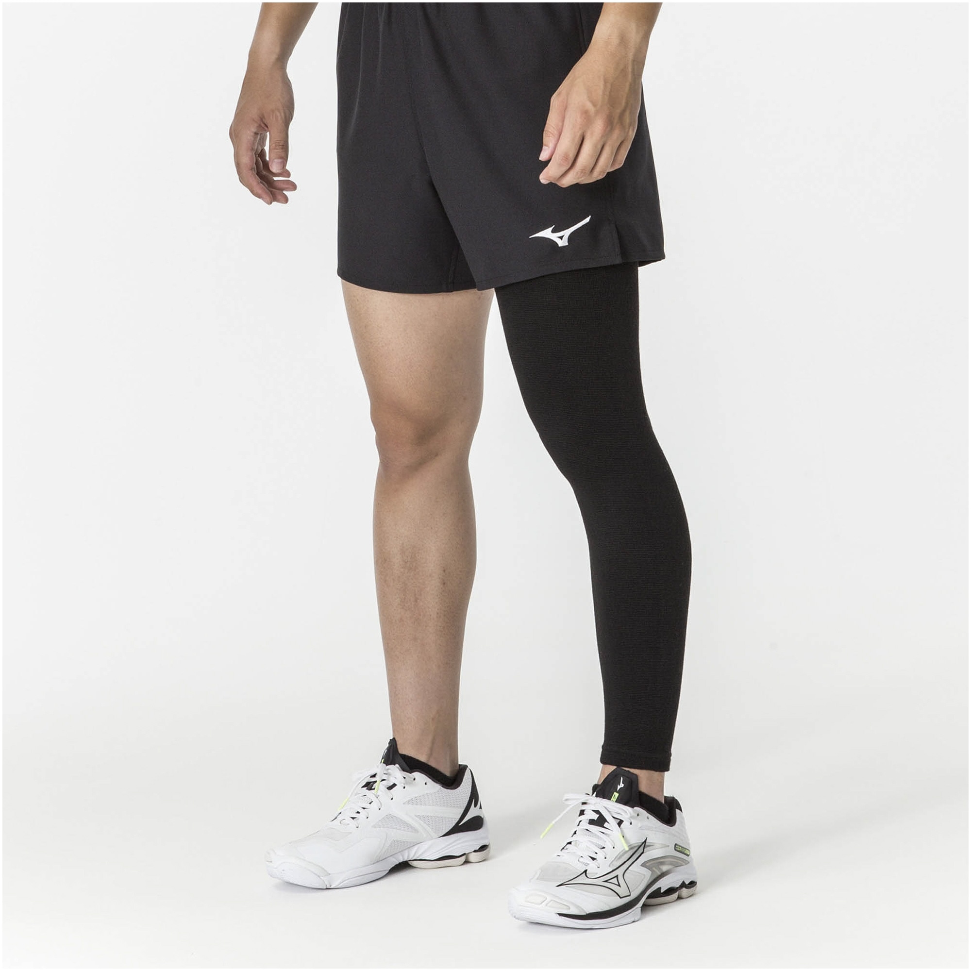 膝サポーター(スーパーロング／パッド無／1個入り)(バレーボール