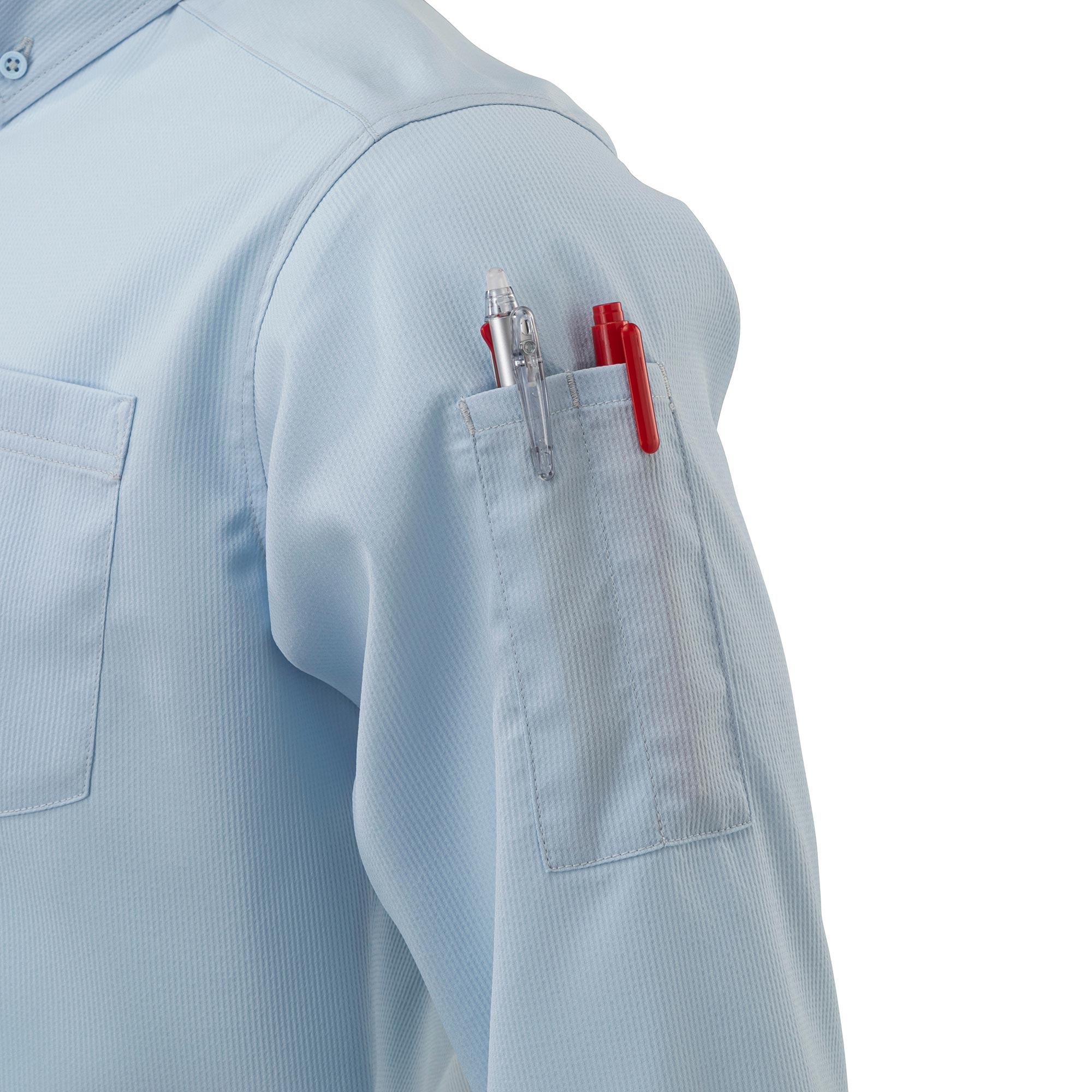 ワークシャツ ストレッチ(ネーム刺繍対応／制電／長袖)|F2JC1581_s