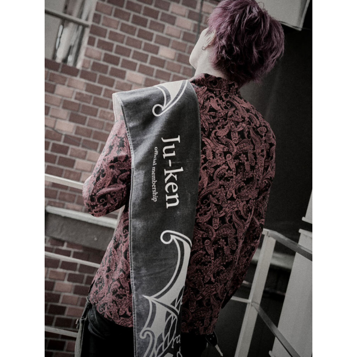 コットンシャーリングマフラータオル（Black） | Ju-ken Official