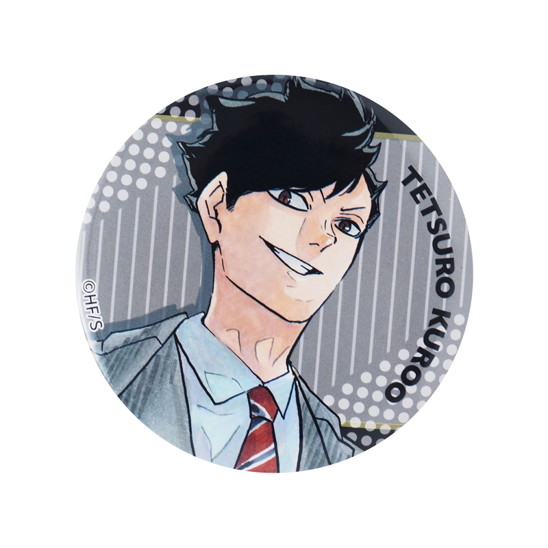 ハイキュー！！』黒尾鉄朗の「名刺入れ」と「ハンカチ」 特製缶バッジ